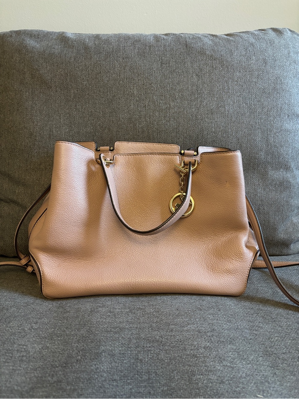 Michael Kors Vintage Anabelle Large Leather Tote